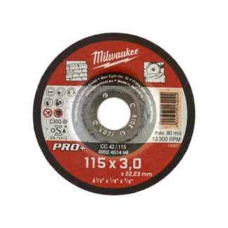 STENKAPSKIVA PRO+ - STONE CUTTING DISC PRO+ CC42 115X3MM 1PC