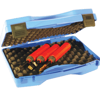 DEBURRING TOOLS AS A SET IN THE CASE