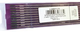 Wolfram elektrod Ø2,4mm  1fp/10st