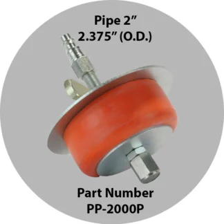 Purge plug 2" Pipe 60,3 mm ID52-58 mm"