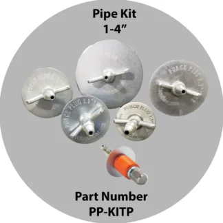 PURGE PLUG KIT 1-4 INCH FOR PIPE
