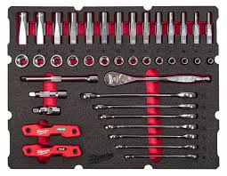 SPÄRRSKAFT 3/8" & SPÄRRNYCKEL 55DEL