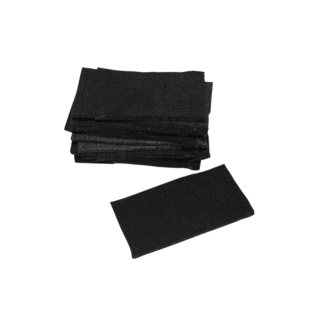 Kol-filtstycke 75 x 40 x 4,6mm (10st)